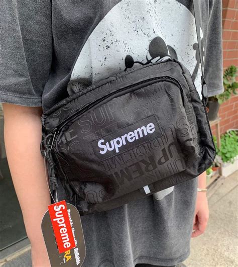 supreme 18ss shoulder bag fake|is your supreme bag real.